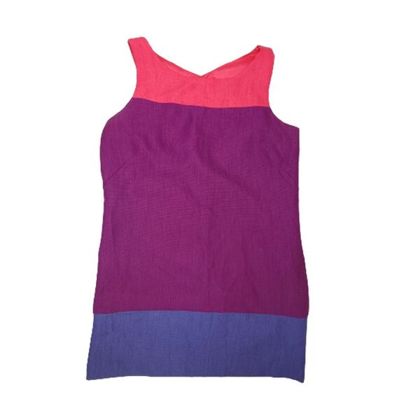 Isabel & Nina Colorblock Sleeveless Dress Size 12 - Picture 3 of 8